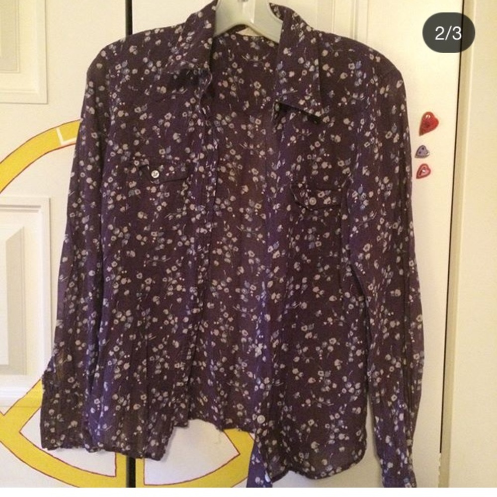 American Eagle button down.